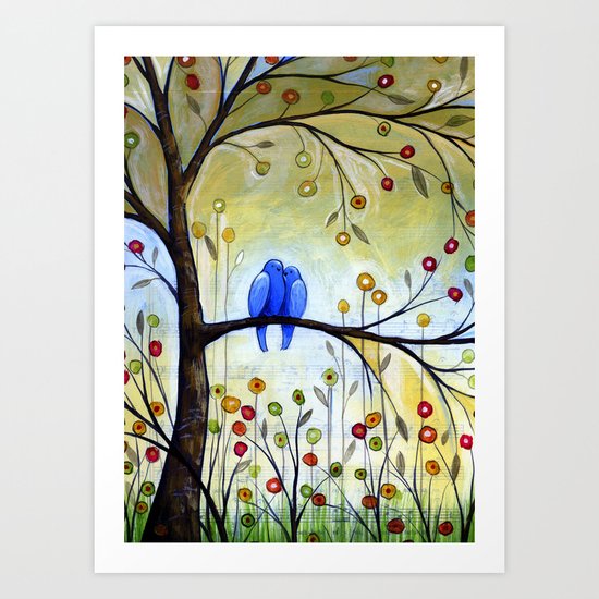 Garden for Two Art Print