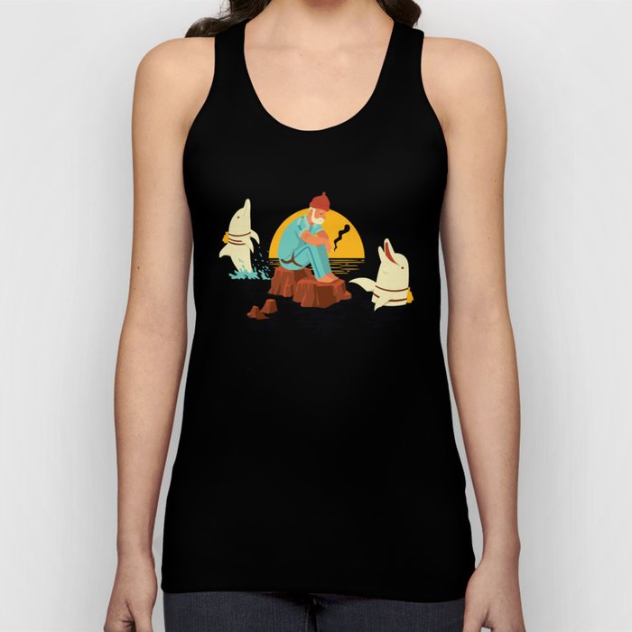 Sonnofabitch, I'm sick of these dolphins Tank Top
