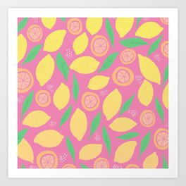 Pink Lemonade Art Print