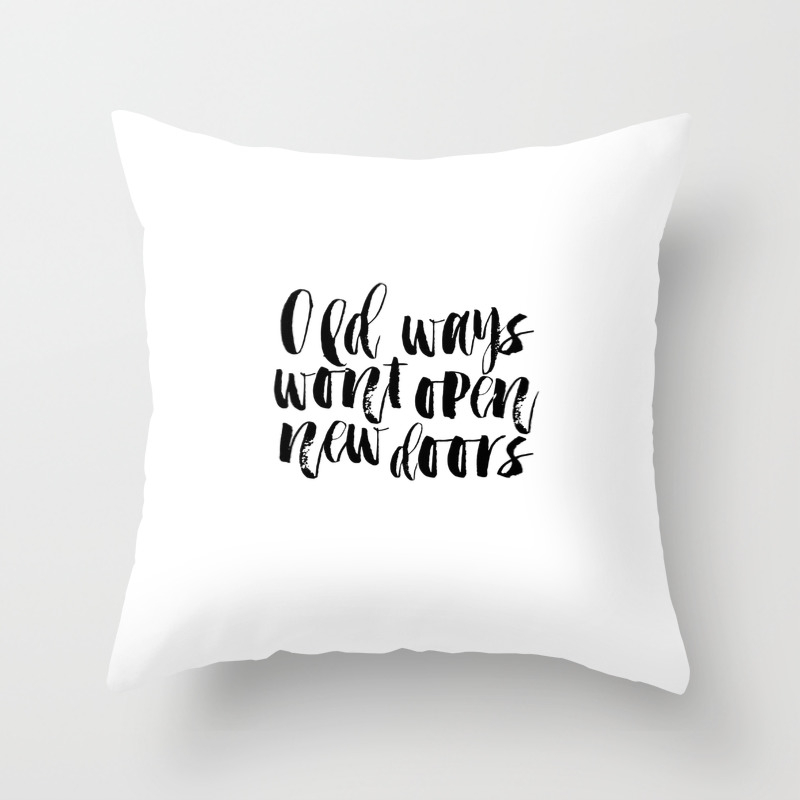 Positive Poster Dorm Room Inspirational Quotes Printable Poster Positive Vibes Good Vibes Only Throw Pillow By Milos955 Society6