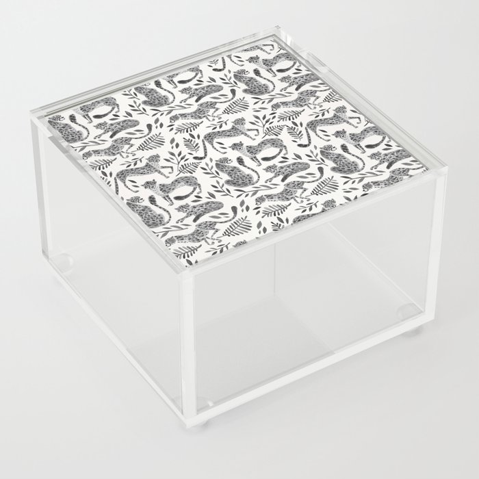 Cheetah Collection – Black Acrylic Box