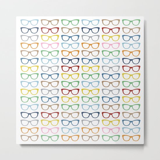 Rainbow Specs Metal Print