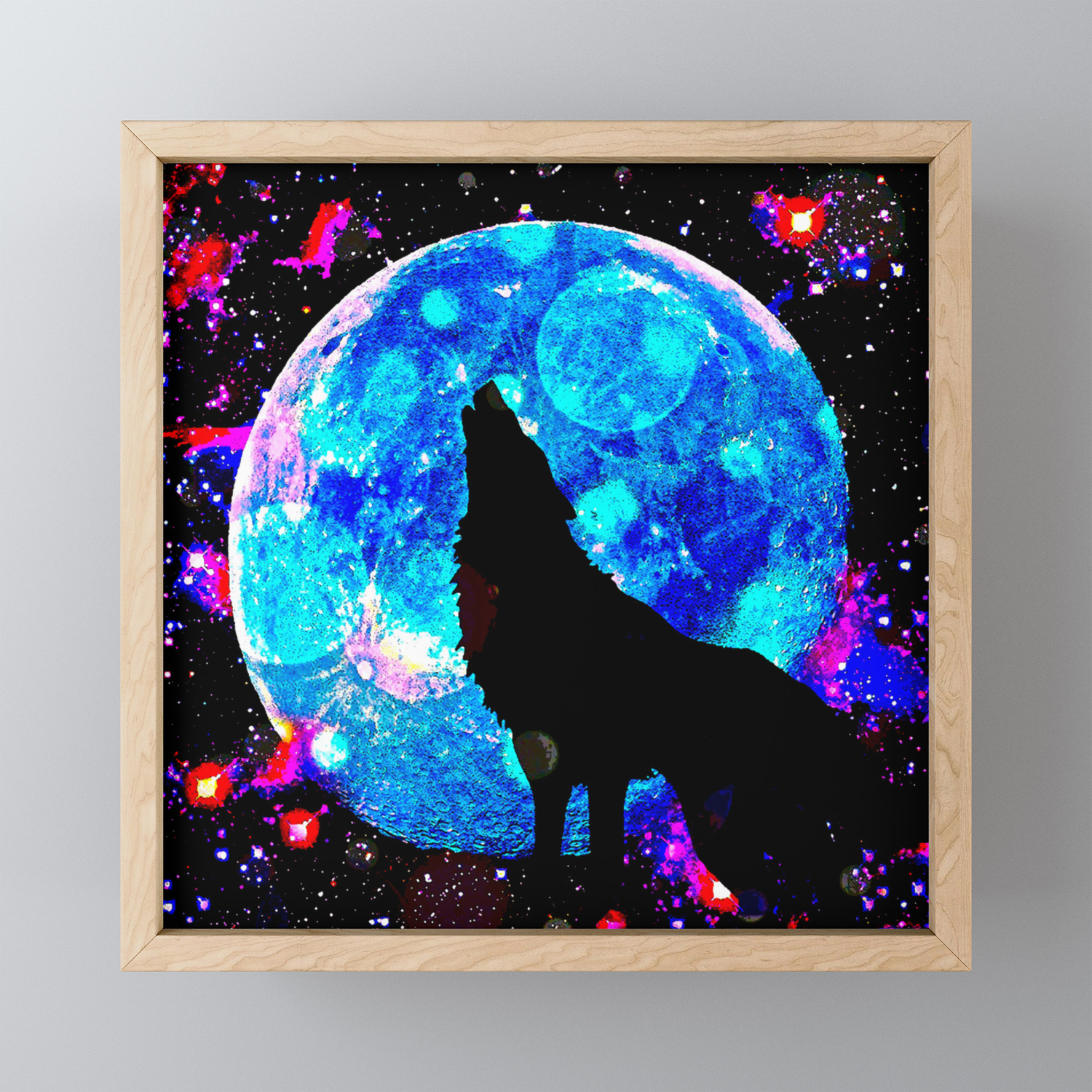 Wolf 1 Framed Mini Art Print By Saundramyles Society6