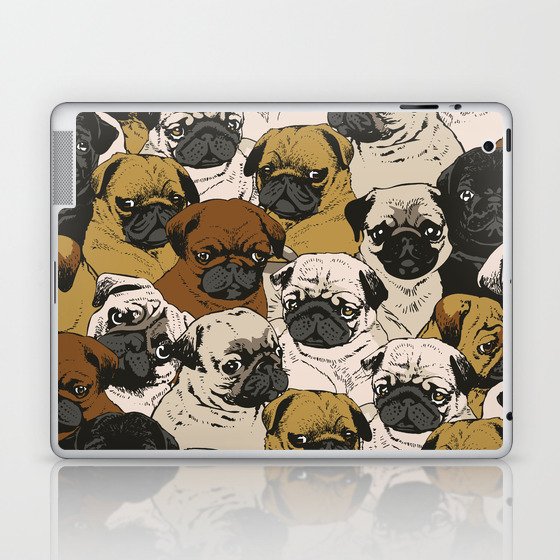 Social Pugs Laptop & iPad Skin