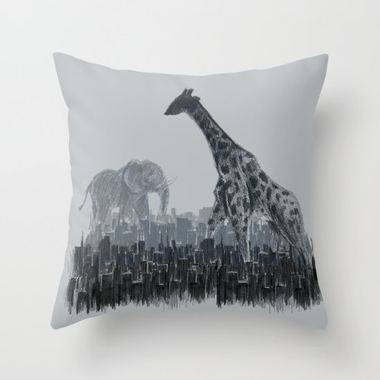 The Tall Grass Throw Pillow
