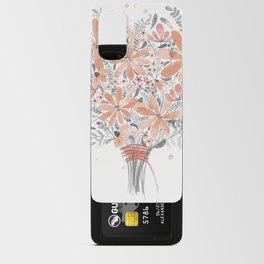 Floral Bouquet Watercolor Print Android Card Case