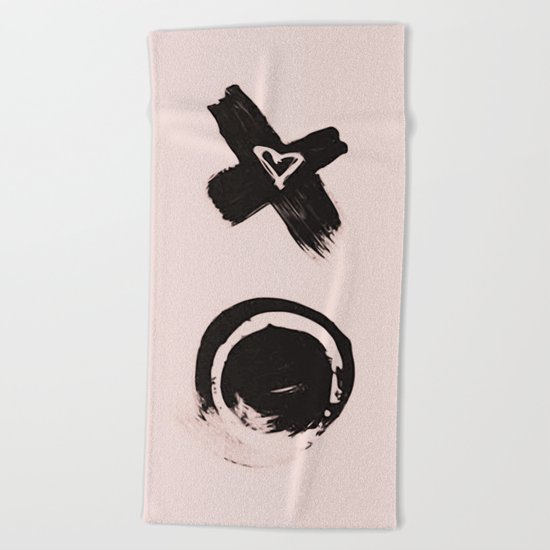 Love and kisses Beach Towel