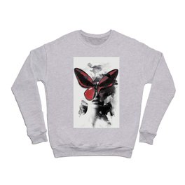 Red Butterfly Crewneck Sweatshirt