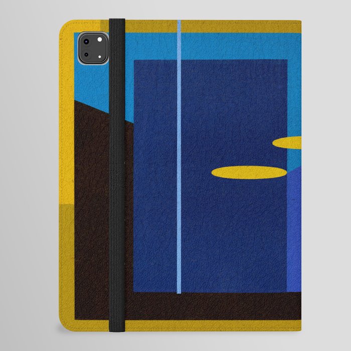 Blue abstract landscape # sunset at the sea iPad Folio Case