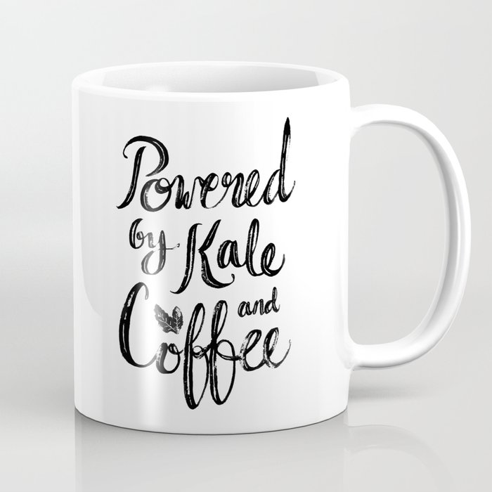 Powered by Kale and Coffee Coffee Mug