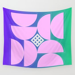 abstract geometric colorful art work #9 Wall Tapestry