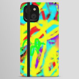 Street 35. Abstract Painting. iPhone Wallet Case