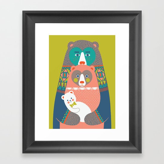 Baby Bear Framed Art Print