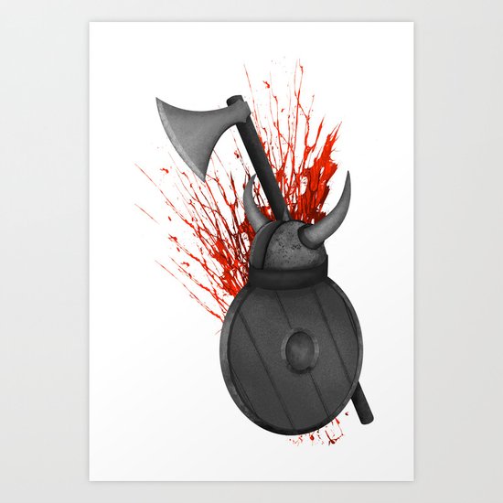 Viking Art Print