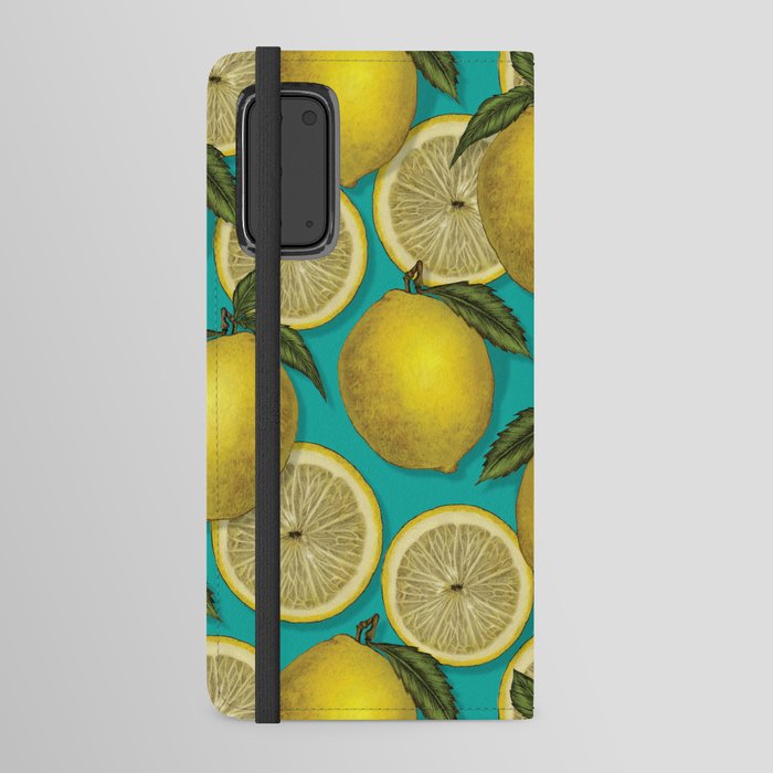 Yellow Lemons Android Wallet Case