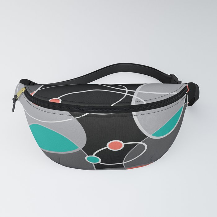 Mid-Century Modern Space Age Orbits Fanny Pack