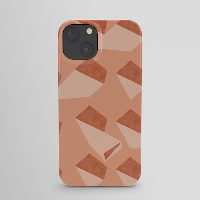 Forms No. 1 (Candy Cotton), colourful geometric pattern, mid century modern, pink iPhone Case