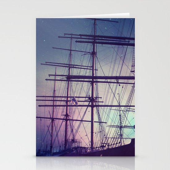 Night Lights Stationery Cards