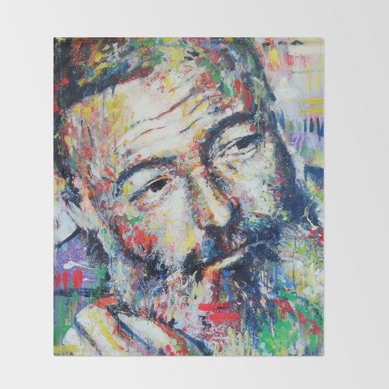 Ernest Hemingway Throw Blanket