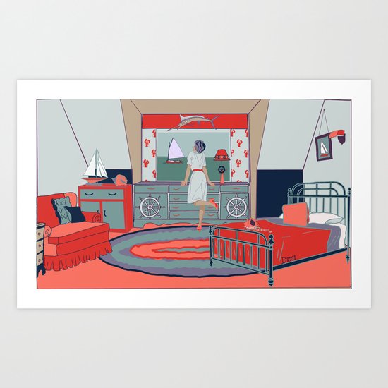 Sea view Art Print