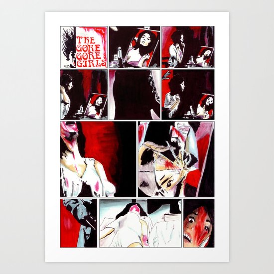 The Gore Gore Girls Art Print