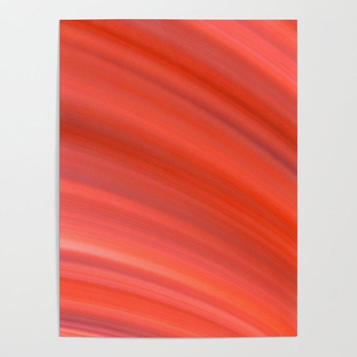 Cherry Pit Abstract Poster