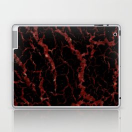 Cracked Space Lava - Glitter Red Laptop Skin