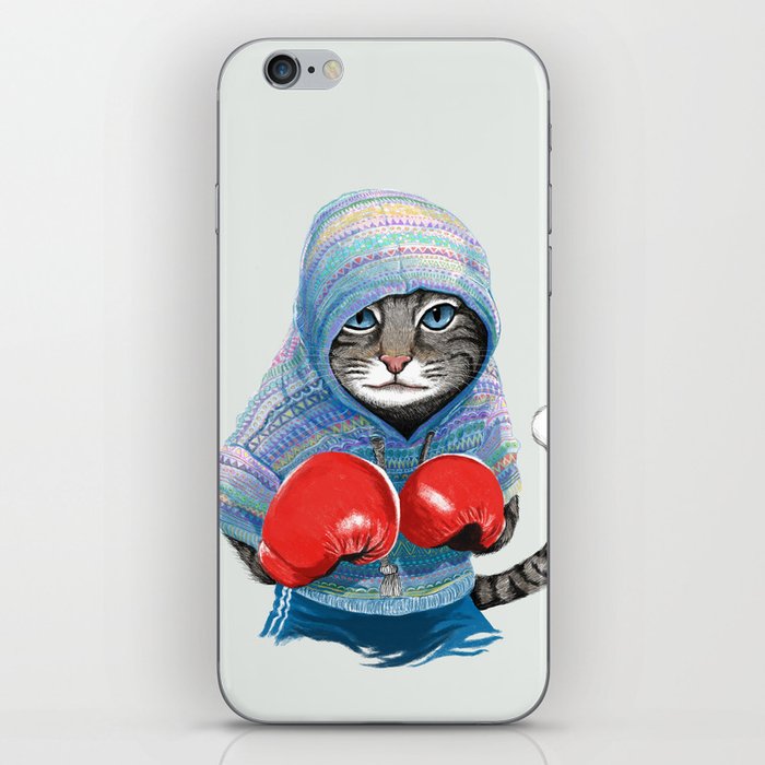 Boxing Cat iPhone Skin