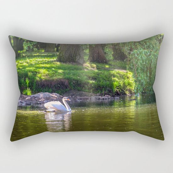 In the old park Rectangular Pillow