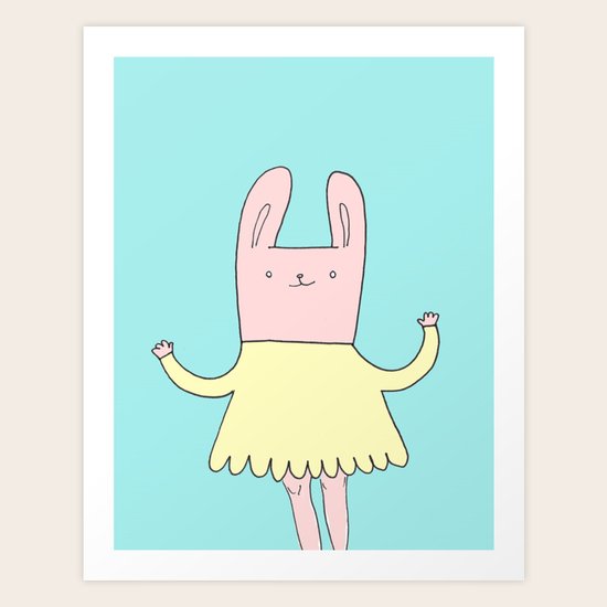 happy habbit Art Print