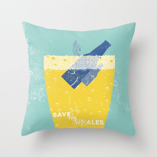 Save the Ales Throw Pillow
