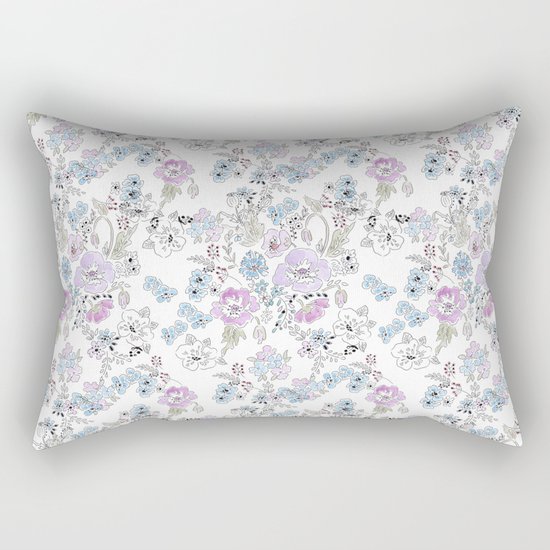 Watercolor . Spring .1 Rectangular Pillow