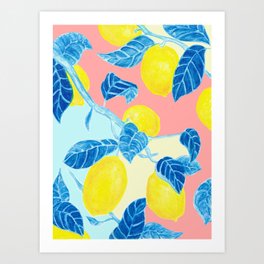 Fresh Lemon 1 Art Print