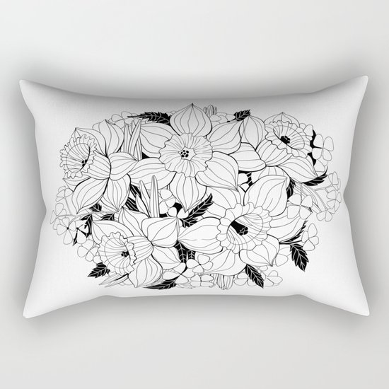 Daffodil bouquet Rectangular Pillow