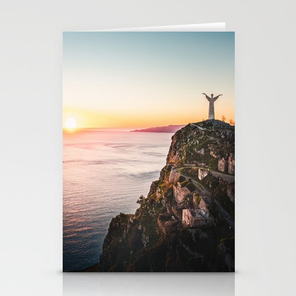 Christ the Redeemer in Maratea Stationery Cards