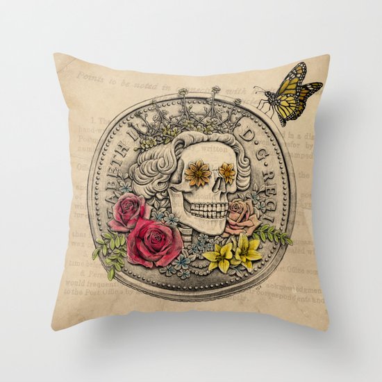 The Eternal Queen Throw Pillow