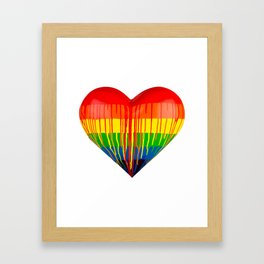 Love Wins Framed Art Print