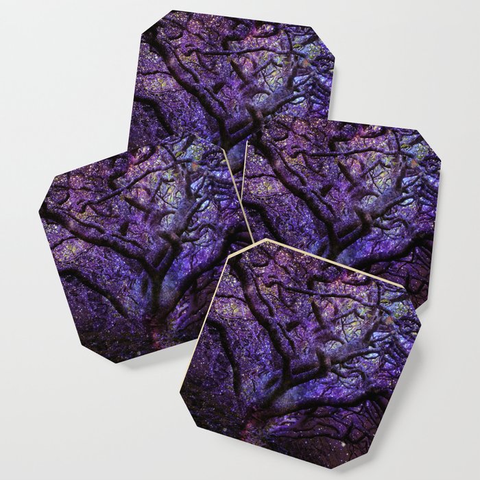 Mystic Tree of Knowledge Purple Coaster