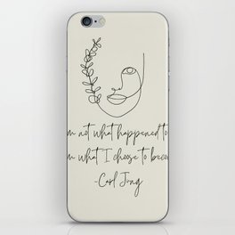 Quote Therapy iPhone Skin