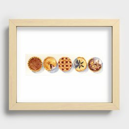 Pies Recessed Framed Print