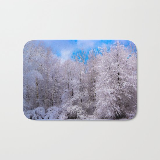 All Dressed In White Bath Mat