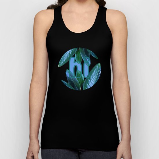 Ficus Elastica Unisex Tank Top