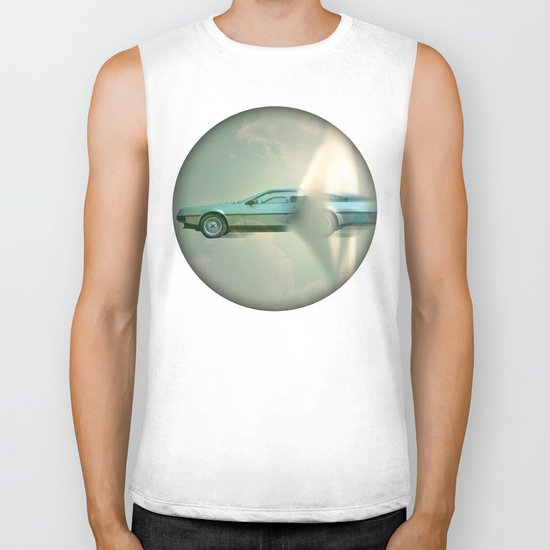 Supersonic Delorean Biker Tank