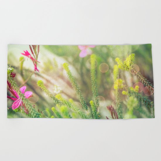 Where the Fairies Play Beach Towel
