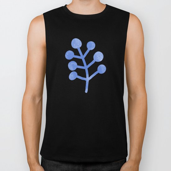 Flower Pattern IV Biker Tank