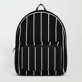 Vertical Stripes in Black/White Backpack