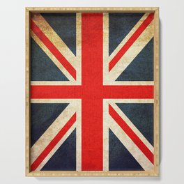 Vintage Union Jack British Flag Serving Tray