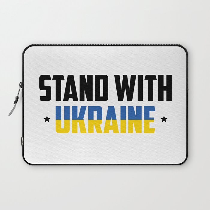 Stand With Ukraine Laptop Sleeve