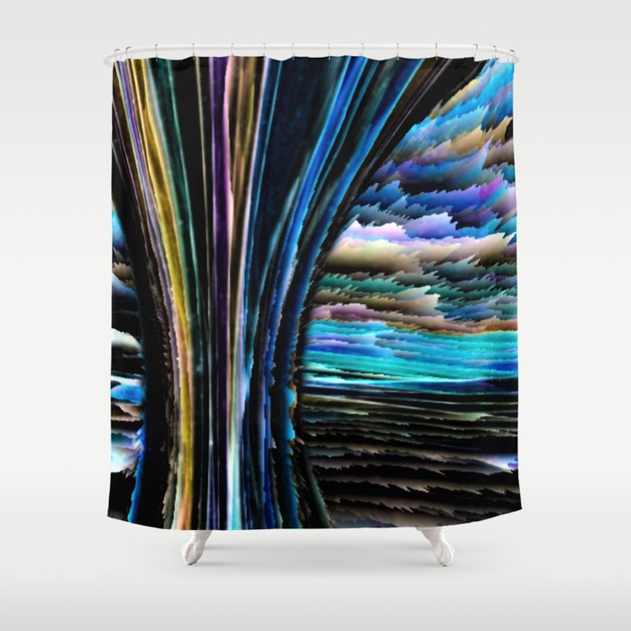 RainbowClouds Shower Curtain