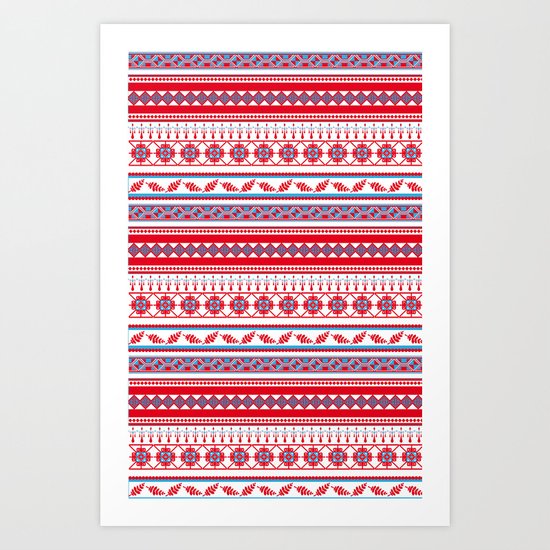 Eastern Lines Art Print